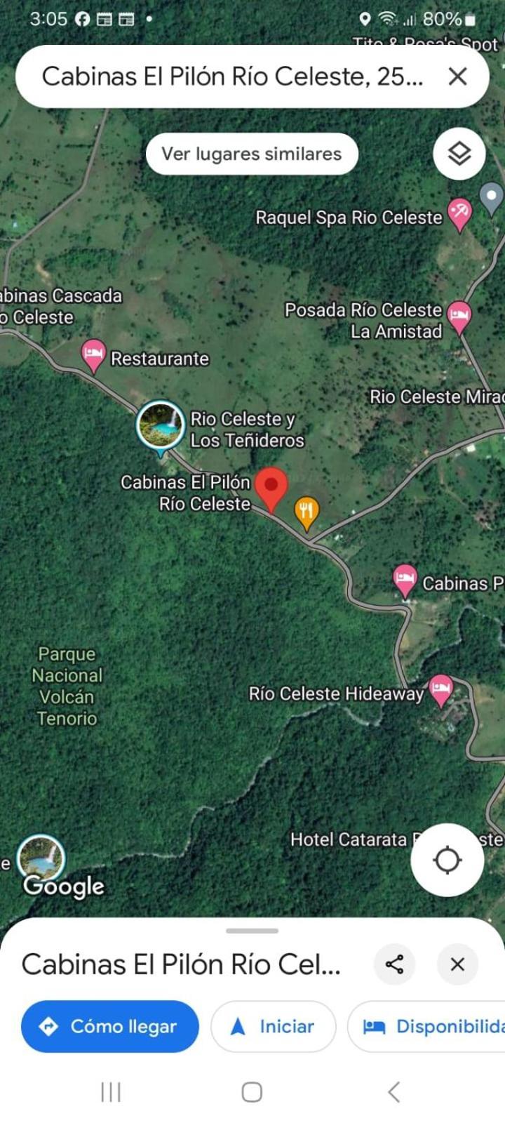 Cabinas El Pilon Rio Celeste מראה חיצוני תמונה